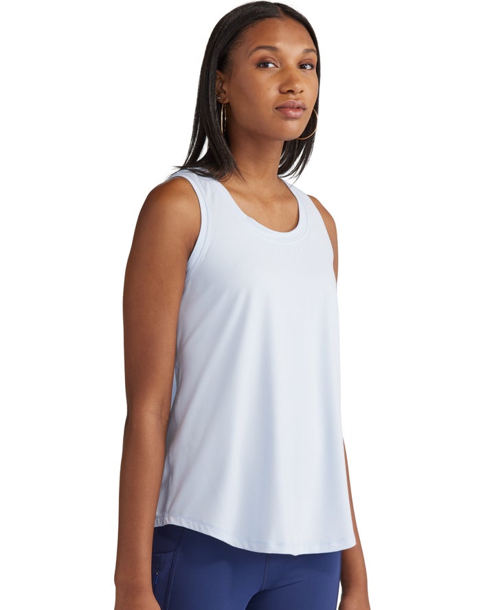 Champion Tanktop Dames - LichtBlauw - Soft Touch Cutout ( 267158-ETJ )